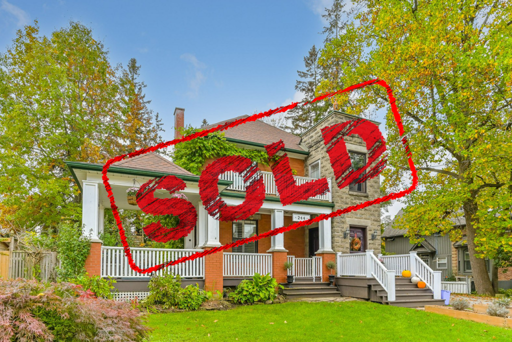 Downtown Elora Century Home 244 Melville St. Red Brick Real Estate